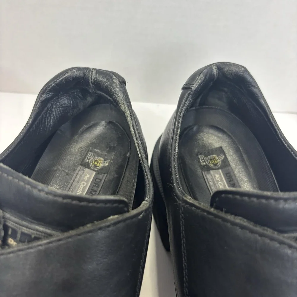 Dr. Martens Vtg Y2K Monk Strap Chunky Loafer Shoes Mens 8 Leather England 9387